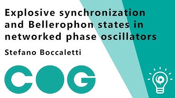 COG. Explosive synchronization and Bellerophon states in networked phase oscillators.