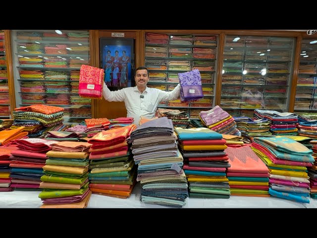 Buy 3 Sarees @1000 Chickpet Bangalore wholesale gifting sarees class=