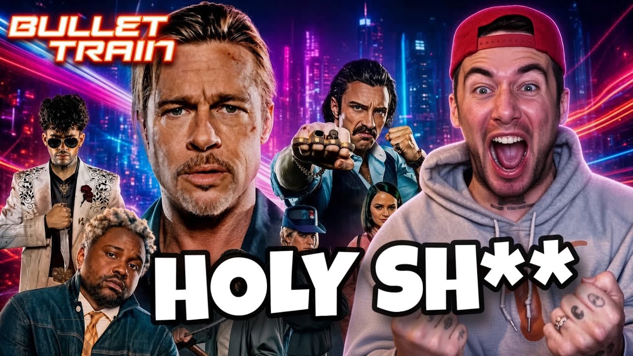 Thumbnail for BULLET TRAIN (2022) was the CRAZIEST Movie I’ve ever seen 😭 *FIRST TIME REACTION*