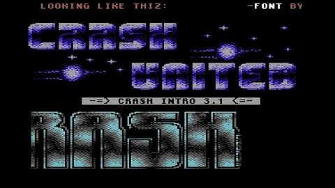 C64 Intro: 1993 Crash Intro 3