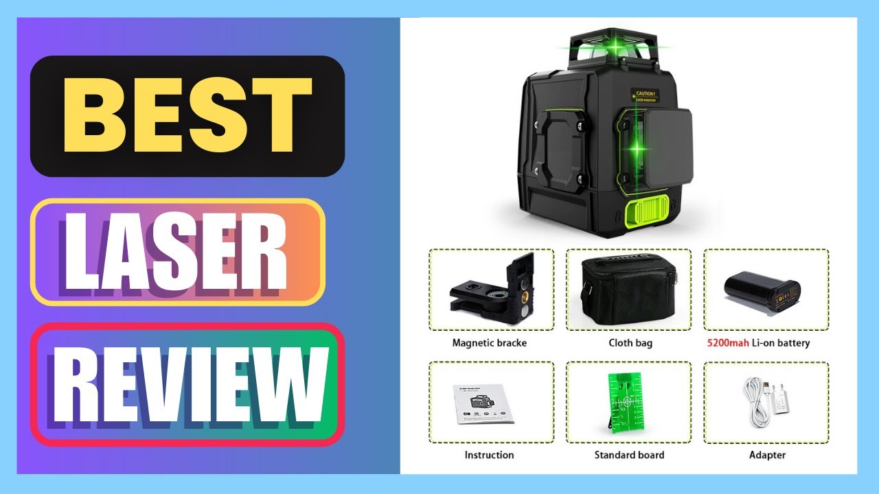 Best CLUBIONA MD08G German Laser diode 3D Green Laser Level Review