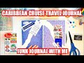 Travel Journaling a Caribbean Cruise Spread | Junk Journal with Me (Part 1)
