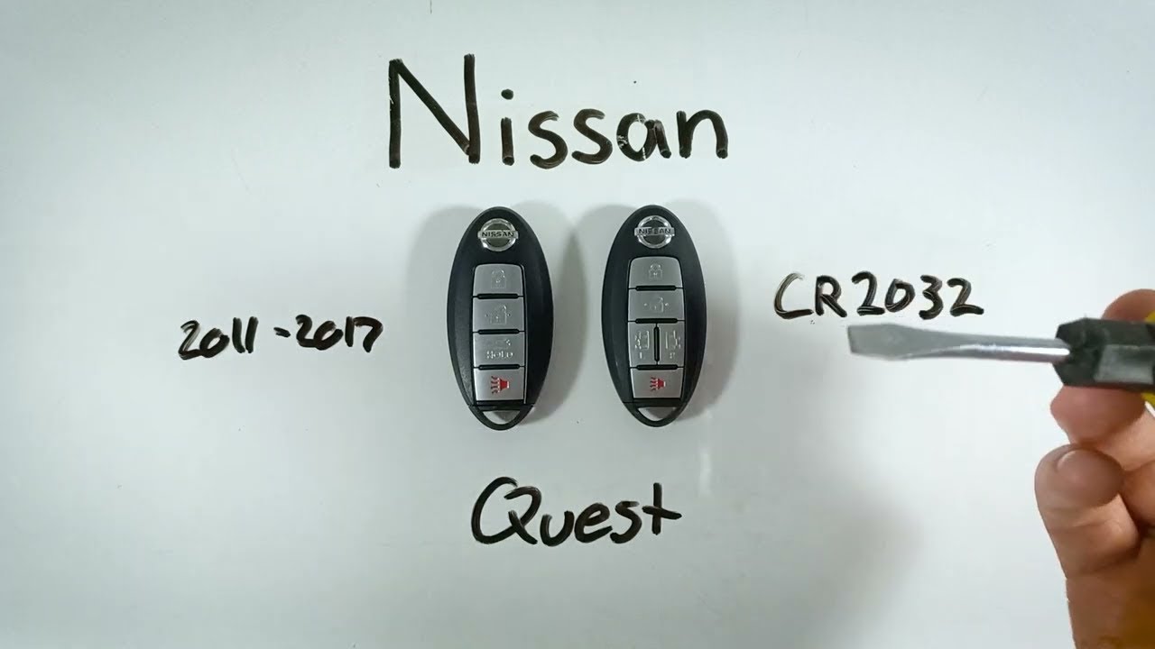Nissan Quest Key Fob Battery Replacement (2011 2017) YouTube