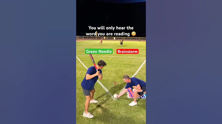 What did you hear first?🤯… #baseball #brainstorm #greenneedle #hearing #overtheline #otl #cricket