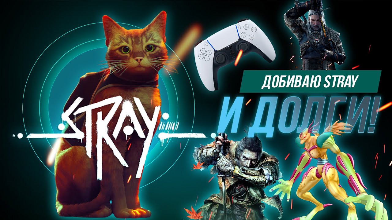 СТРИМ! Неужели конец Stray, а также немного Ведьмака, Дигимонов и Секиро!