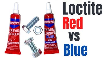 Nuts & Bolts - Loctite Red vs Loctite Blue Torque Test - How Much Stronger is Red than Blue?