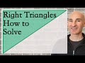 Trigonometry: How to Solve Right Triangles