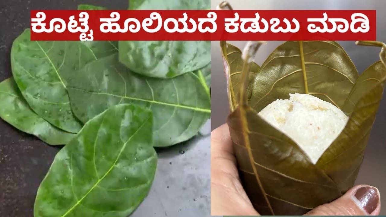 ಕೊಟ್ಟೆ ಹೊಲಿಲಿಕ್ಕೆ ಬರುದಿಲ್ಲ ಅಂತ ಬೇಸರ  ಮಾಡಬೇಡಿಕೊಟ್ಟೆ ಹೊಲಿಯದೆ ಕೊಟ್ಟೆ ಕಡುಬು ಮಾಡಿ/ಹಬ್ಬಕ್ಕೆ ರೀತಿಕಡುಬುಮಾಡಿ