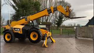 JCB 535-140HI-VIZ 4WD TELEHANDLER *14 METER REACH,  YEAR 2014* C/W PALLET TINES