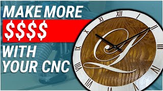 Make A Customized CNC Clock | Onefinity, VCarve Pro & Woodworking Wealth