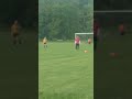 Penalty kick off goal post