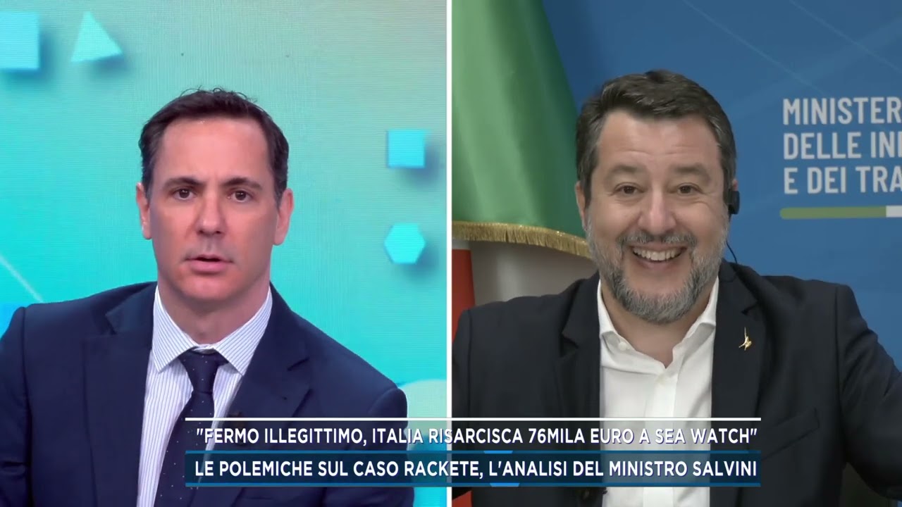 MATTEO SALVINI A MATTINO CINQUE (CANALE 5, 19.02.2026)