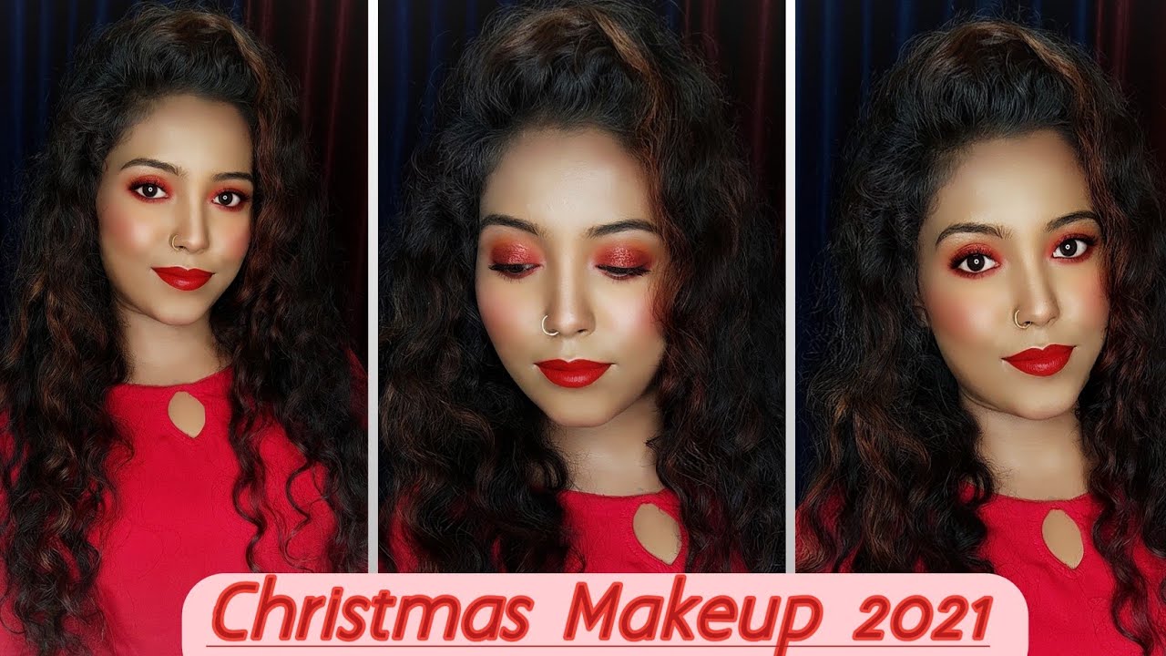 Christmas Makeup Look 2021