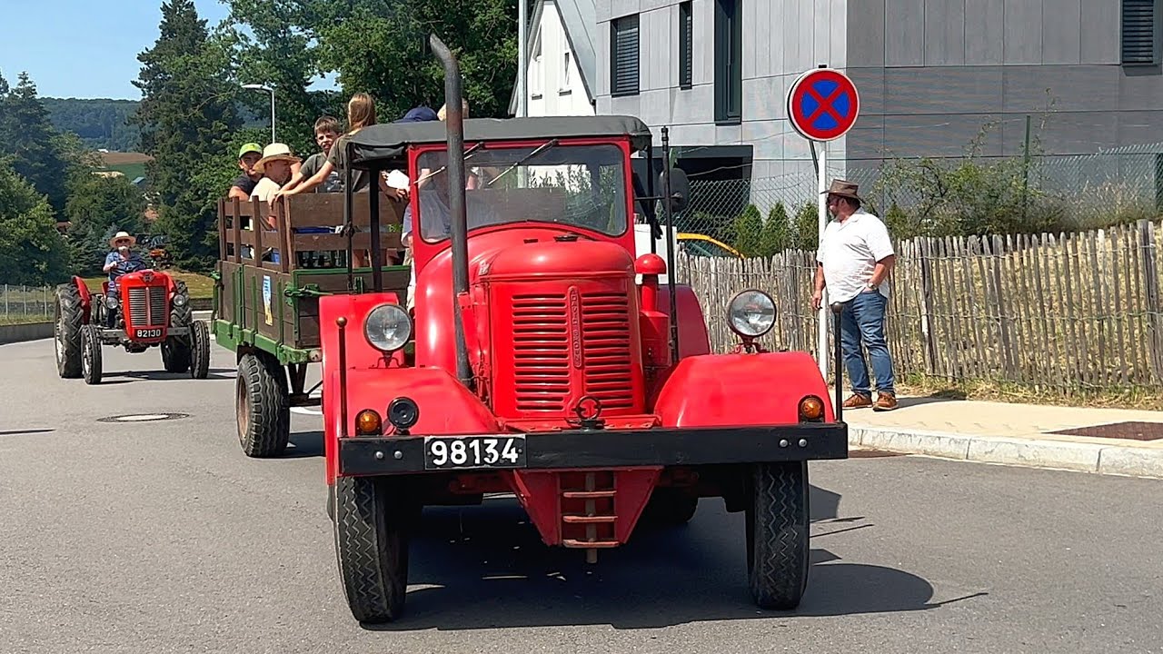 Oldtimertraktorentreffen in Brouch/Mersch - Lanz-Team Luxembourg 13.07.2025 Mit großer Ausfahrt