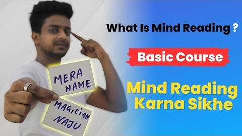 Mind Reading Kaise Sikhe | Tutorial Guruji Learn Mentalism - Episode 19