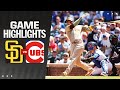 Padres vs cubs game highlights 5824  mlb highlights