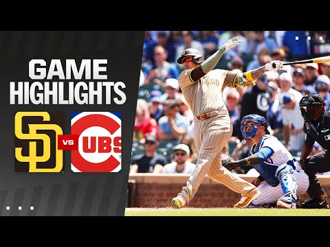 Padres vs. Cubs Game Highlights (5/8/24) 