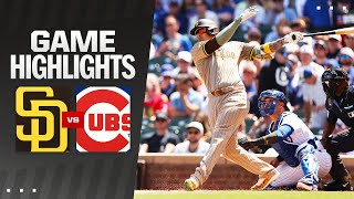 Padres vs. Cubs Game Highlights (5\/8\/24) | MLB Highlights