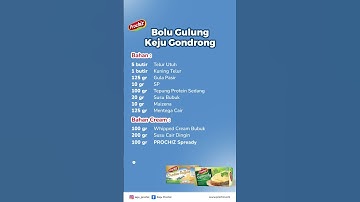 Thumbnail of Resep Bolu Gulung Keju Gondrong #KreasiKeju #KreasiProchizCheddarRoyale