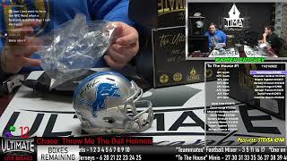 Barry Sanders Mini Helmet - 11/21/2022 7 P.M. Live Breaks