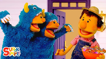 Knock Knock, Trick Or Treat? | featuring The Super Simple Puppets | Super Simple Songs