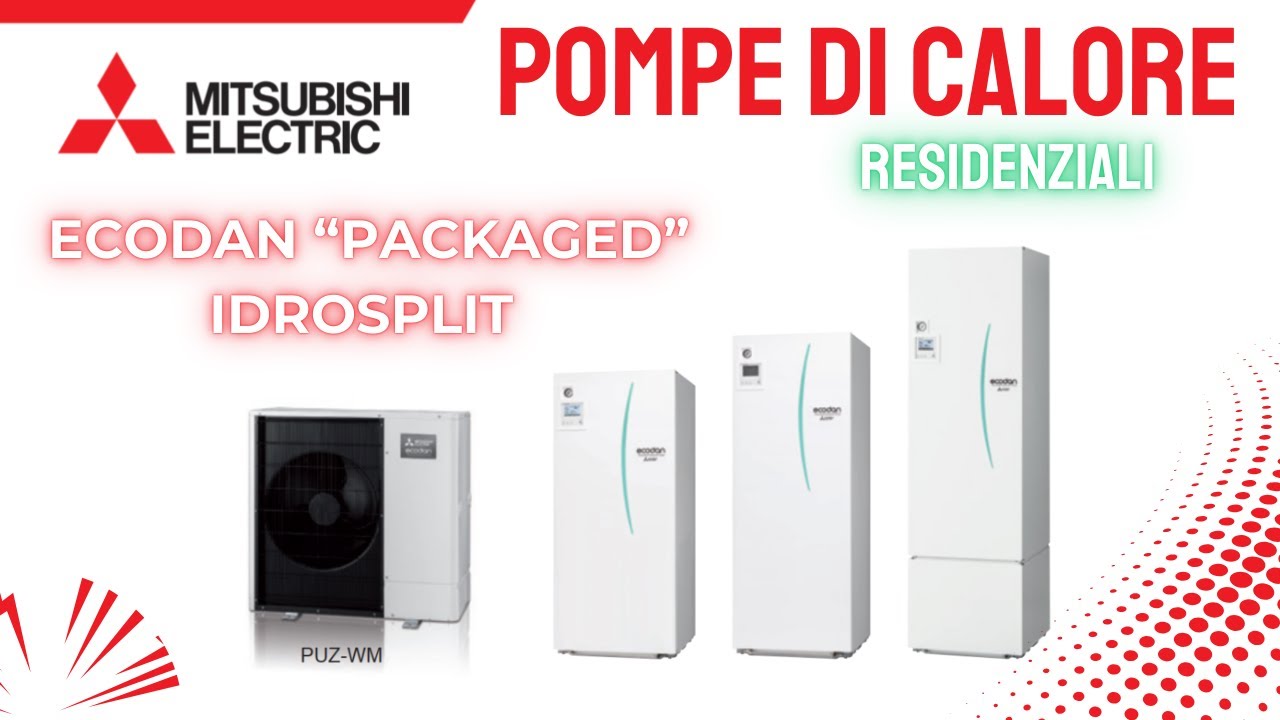 Pompe di Calore Mitsubishi Ecodan “Packaged” con gas R32