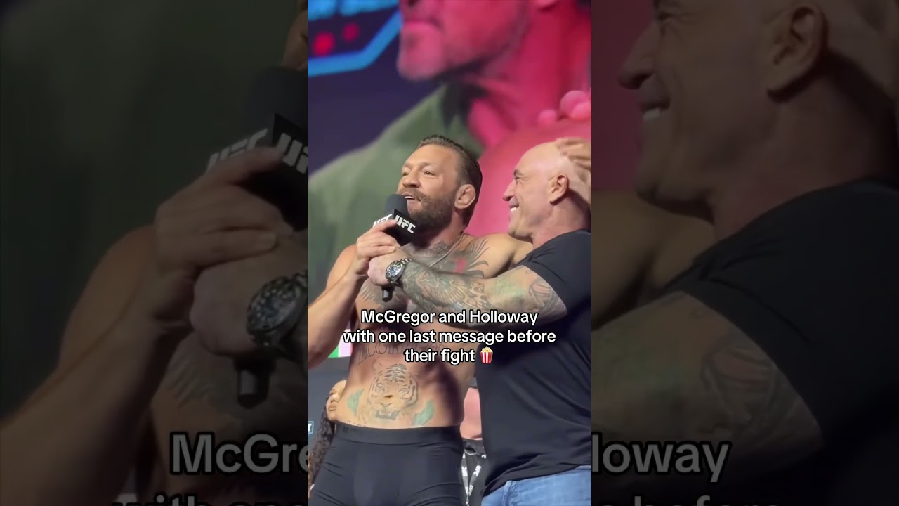 Max & Conor before the rematch #UFC329