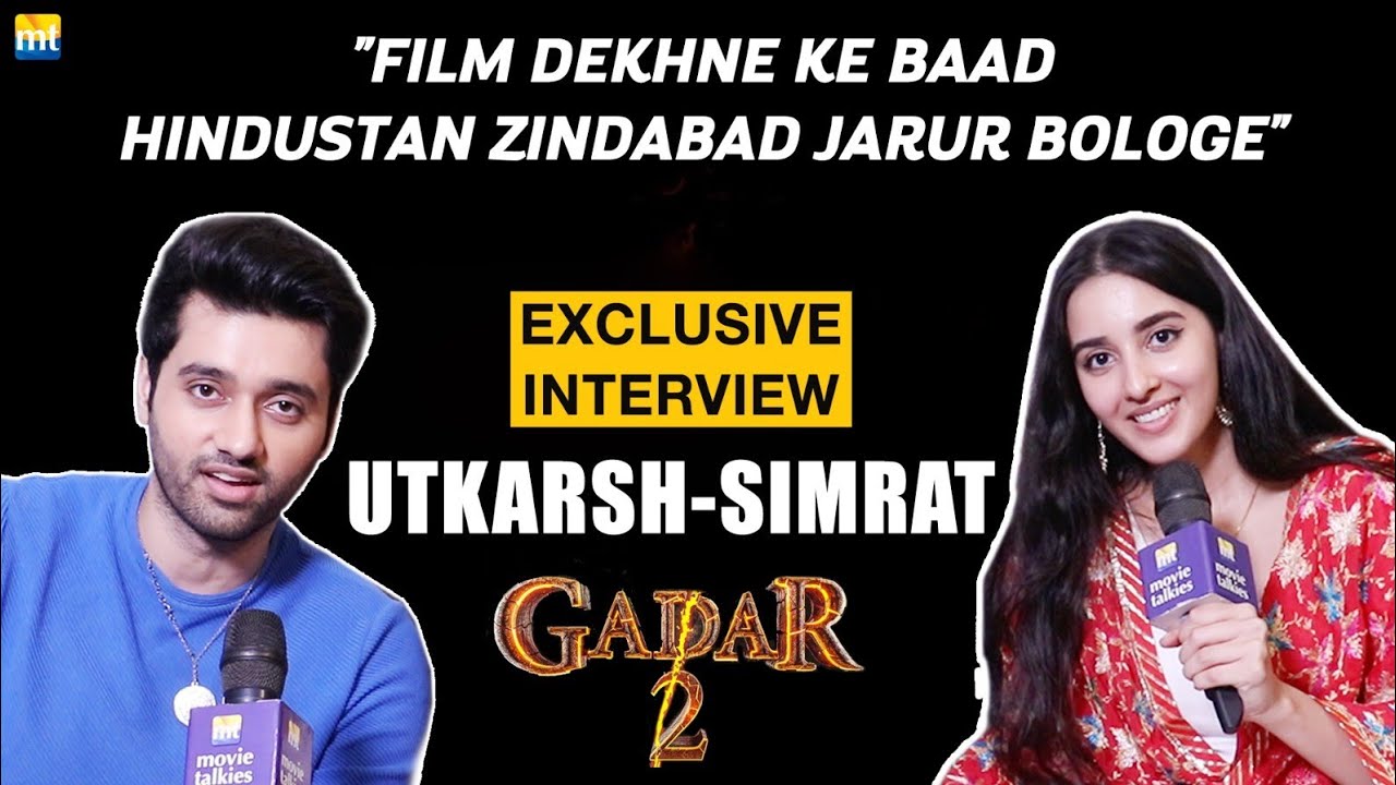 EXCLUSIVE INTERVIEW  Sunny Paji Pump leke Hume hi na maare 😂 Gadar 2 Utkarsh Sharma  Simrat Kaur