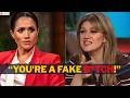 Meghan Markle Kicked Off Kelly Clarkson’s Show After Heated Clash