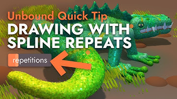 Draw freehand shapes with spline repeats - Unbound 3d Modeling Quick Tip