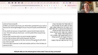 Ki Teitzei: Seeds of Sin and Sanctification with Rabbi Shira Botzum