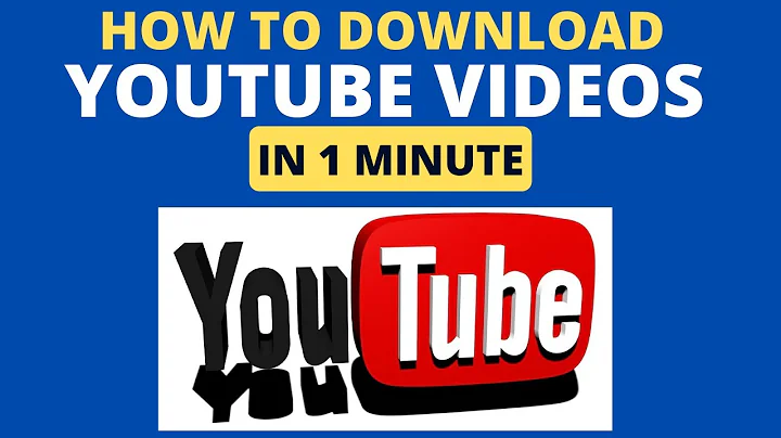 How to download YouTube videos in just 1 minute
