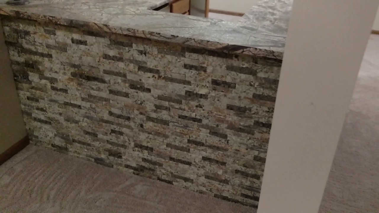 Custom Backsplash And Bar Front - YouTube - Custom Backsplash And Bar Front - YouTube