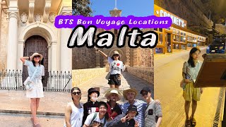 Following BTS Malta | Bon Voyage Locations ARMY VLOG