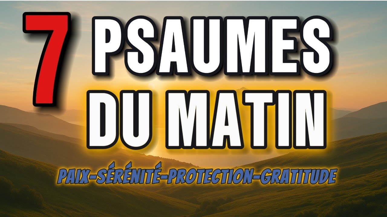 7 Psaumes Puissants du Matin — Prière pour Bien Commencer la Journée avec Dieu