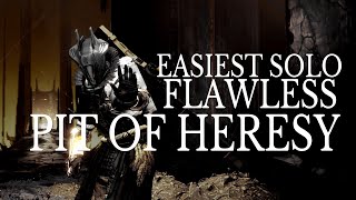 EASIEST SOLO FLAWLESS TUTORIAL! Pit Of Heresy | SKIP OGRE ENCOUNTER | Destiny 2 Dungeon