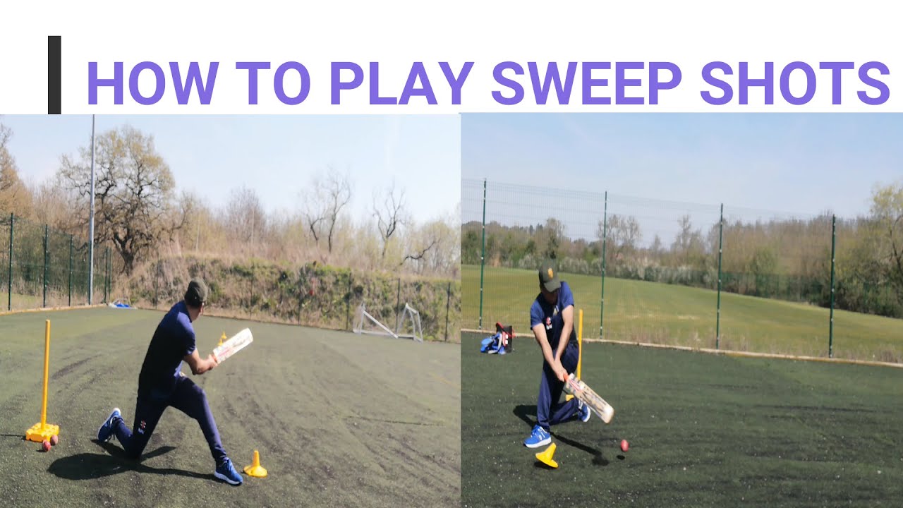 HOW TO PLAY SWEEP SHOTS BATTING DRILLS YouTube