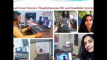 Chennai Event Emcees Thamizharasan RK and Nandhini Aravindan Virtual Emceeing Profile Slideshow