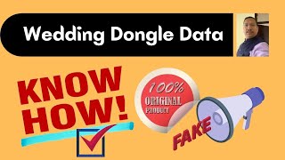 Wedding Dongle Data Project | How you know who real Seller and Original data | Video Syter screenshot 3