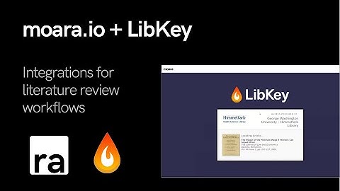 Accelerating Research Workflows with moara.io and LibKey (Third Iron)