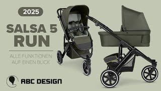 SALSA 5 RUN -  Jogger-Kinderwagen mit Sportzulassung (Modell 2025) | ABC Design
