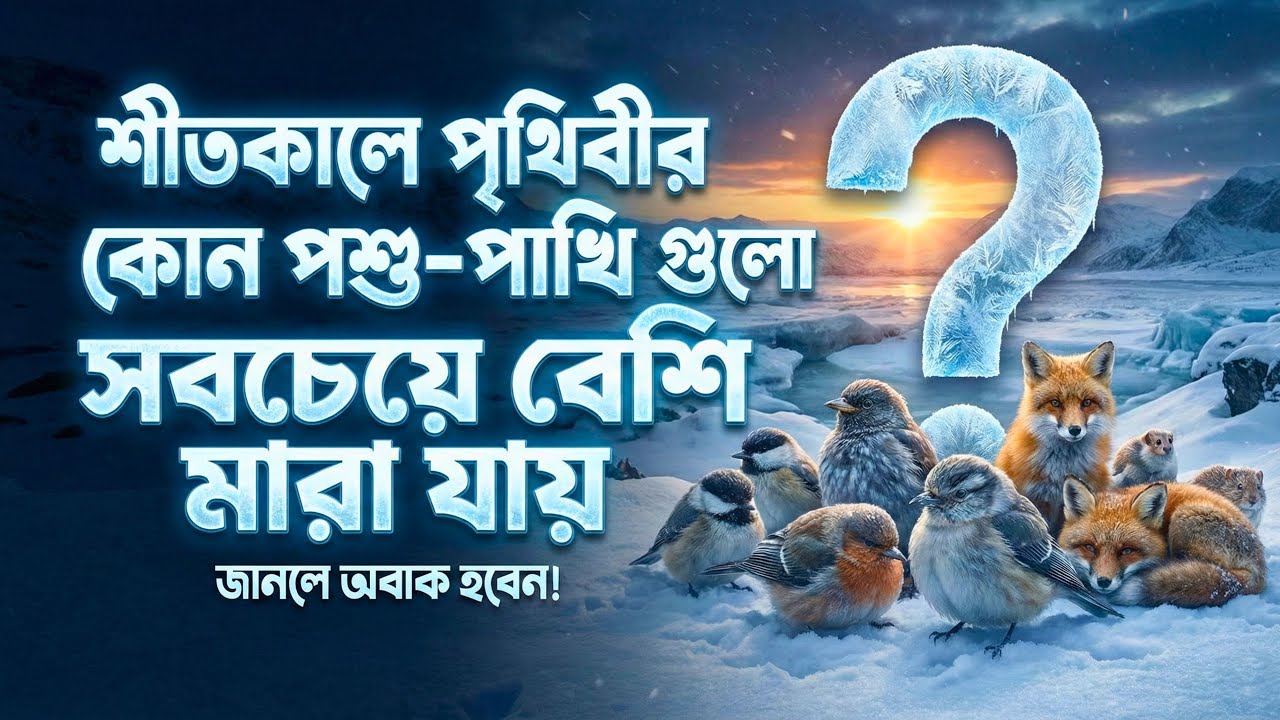 শীতকালে প্রাণীদের ভয়াবহ মৃত্যুর কারণ | Animals That Cannot Survive Winter