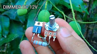 cara membuat dimmer dc 12 volt