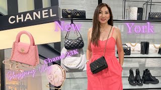 NYC Vlog I CHANEL 23K Fall Winter 2023 Collection I Come Shop with me Chanel New in Bags