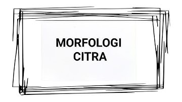 MORFOLOGI CITRA  DILASI DAN EROSI 09