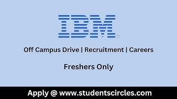 🔥IBM Direct Test Hiring | 2021, 2022, 2023, 2024, 2025 BATCH | Software Developer | Intern Role