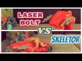 Laser bolt a vintage masters of the universe vehicle in action