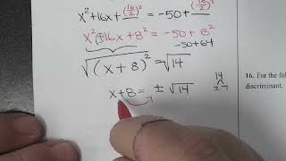 Alg  2   Unit 6 Test Prep Video C