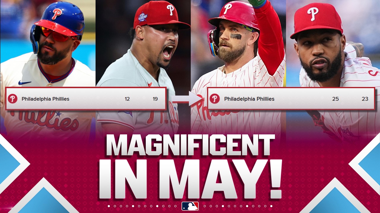 The Phillies have been HOT to start the month of May! (13-4 record so far this month!)
