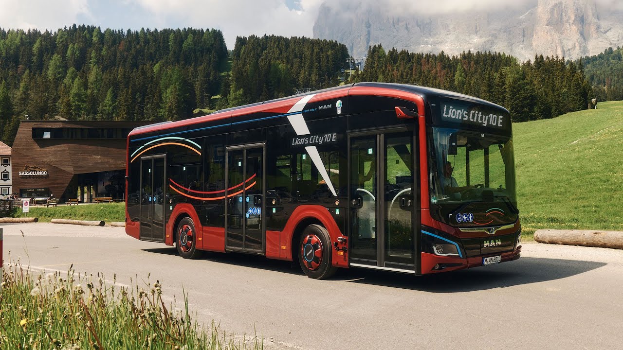 Efficient over mountain and valley: all-electric MAN Lion's City 10 E  masters field test in the Dolomites